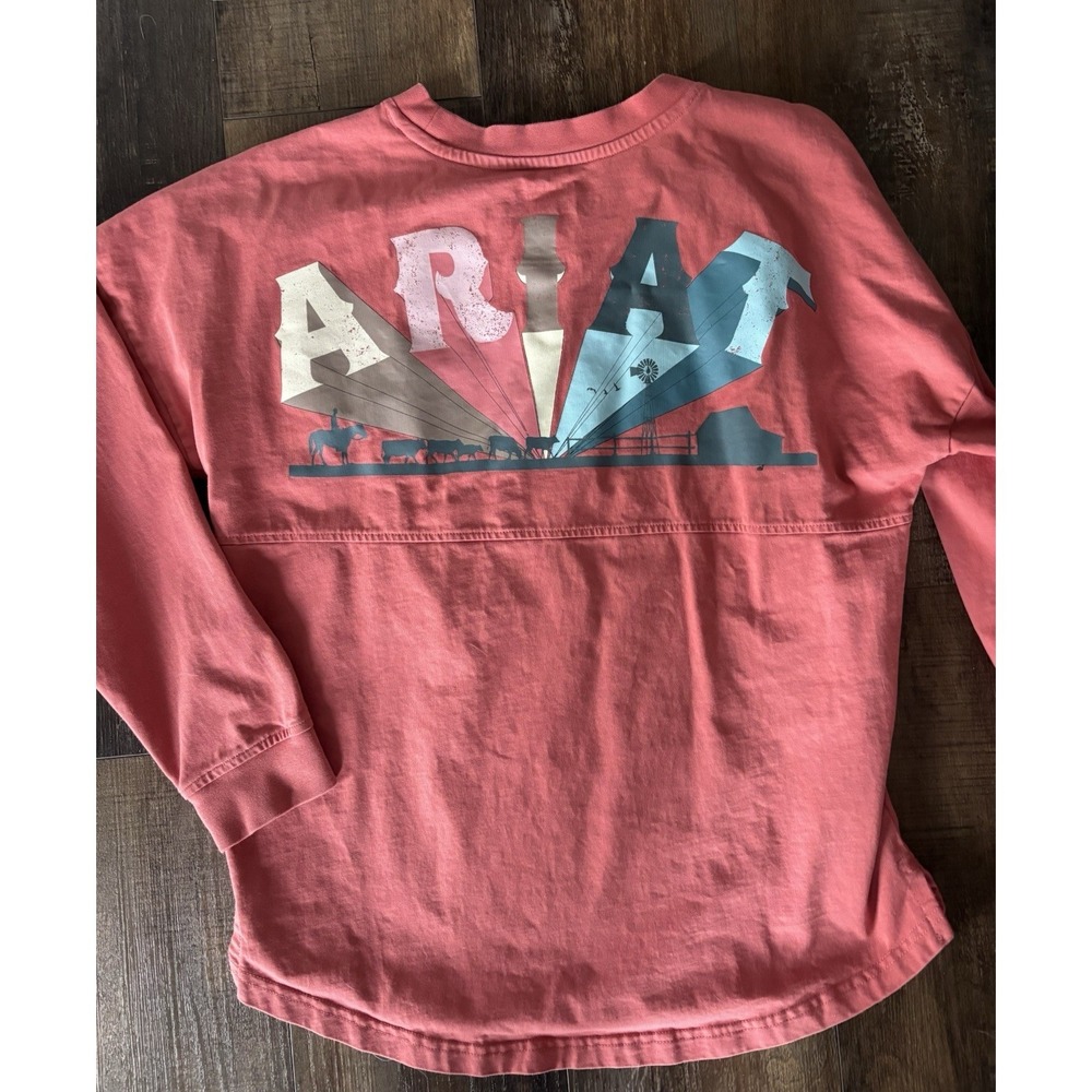 Ariat Long Sleeve Tee in Dusty Rose - Picture 2 of 4